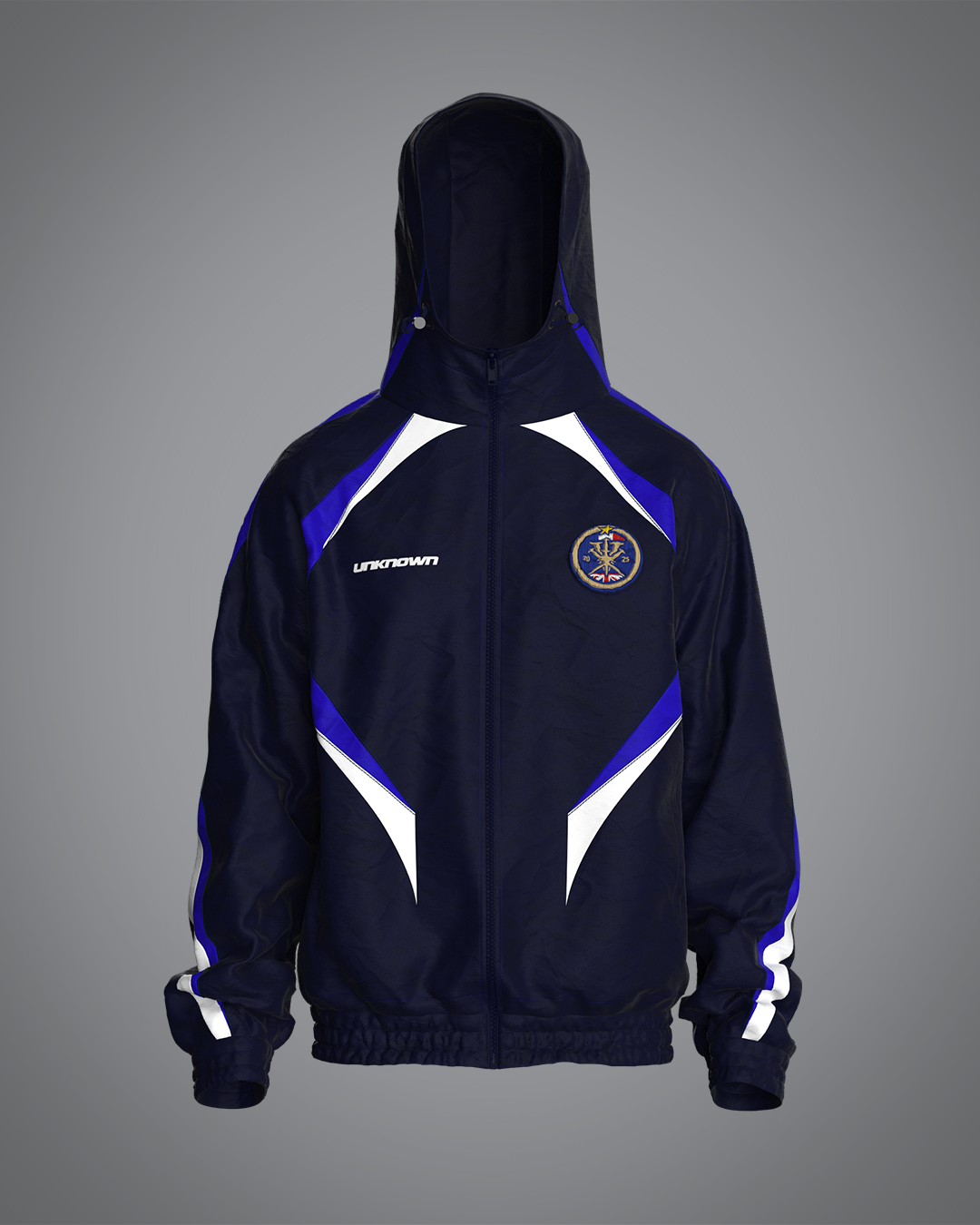 VRUNK X UNKNOWN - TRACK TOP BLUE