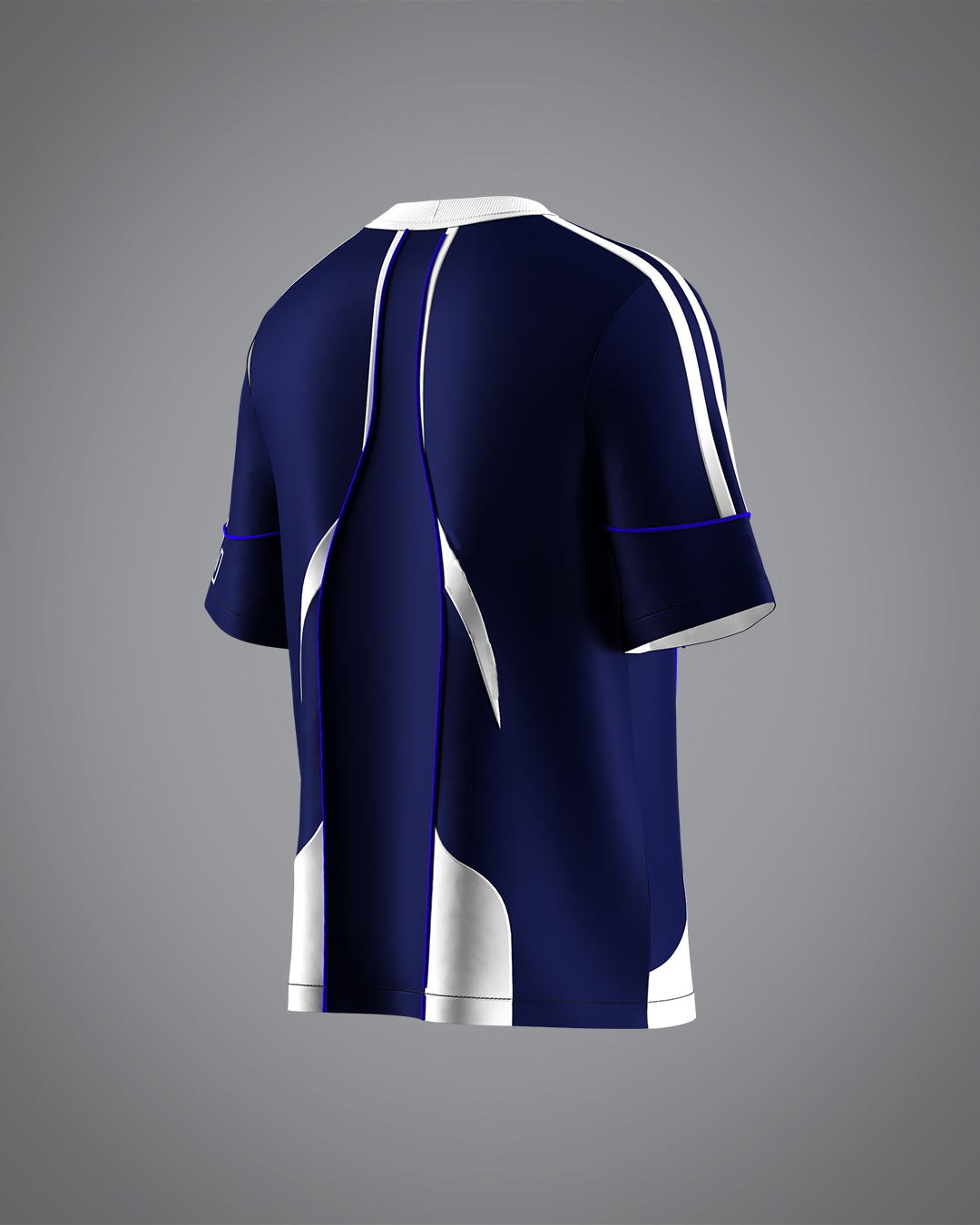 VRUNK X UNKNOWN - FOOTBALL TEE BLUE