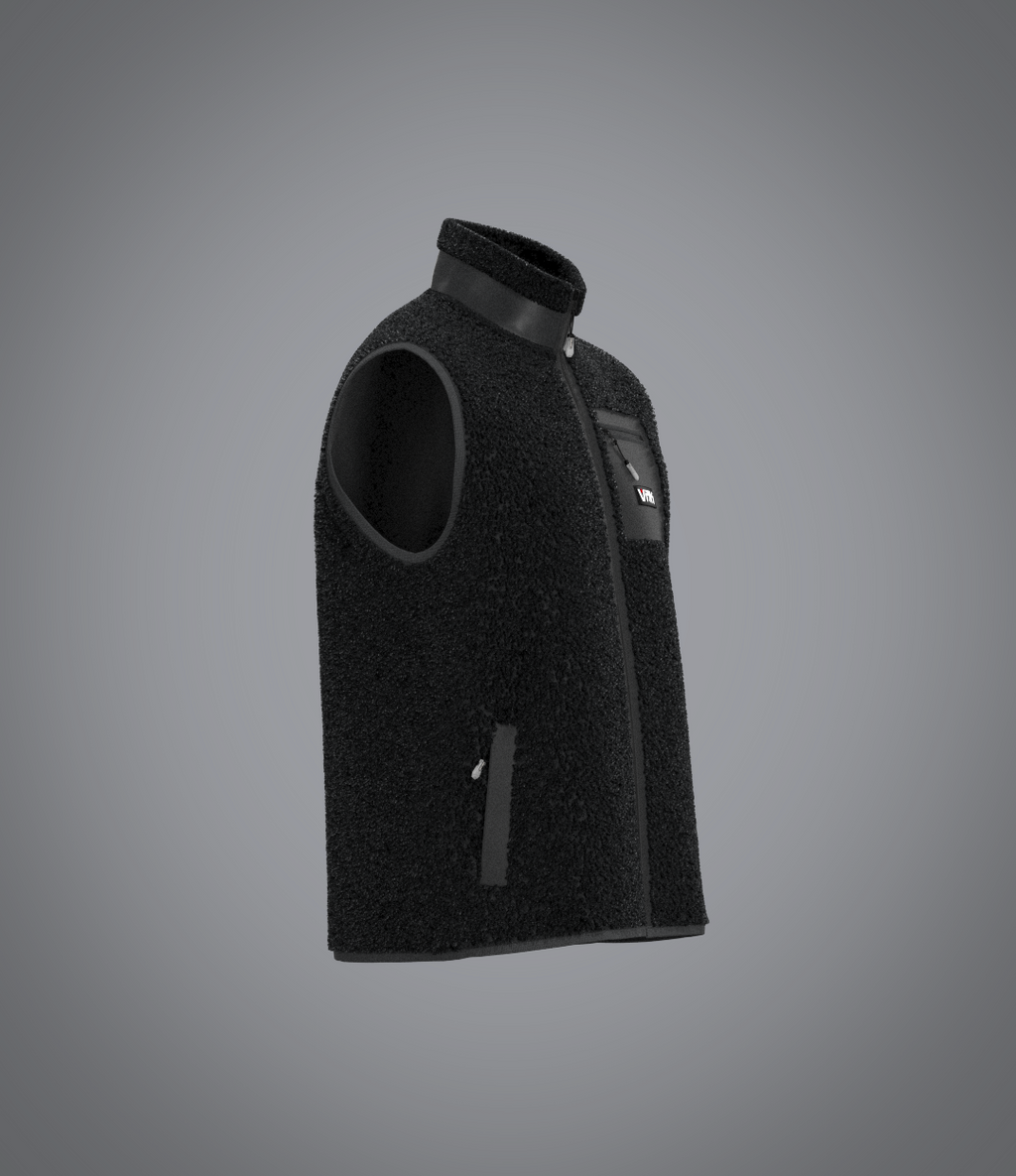 Sherpa sans manches Noir