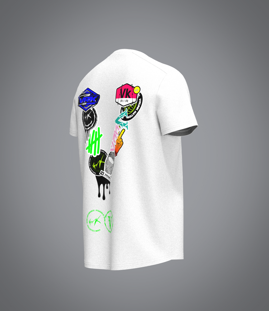 Tee-Shirt Stick The World Blanc