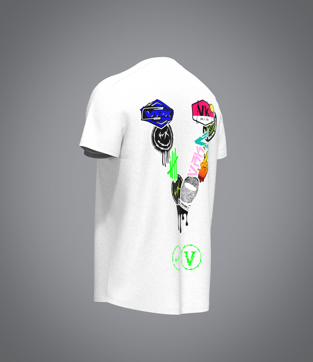 Tee-Shirt Stick The World Blanc